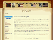 Tablet Screenshot of americancivilwarstory.com